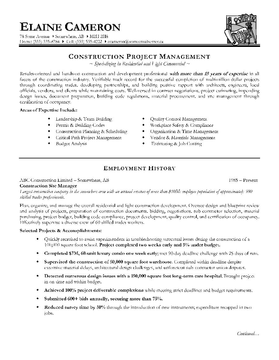 construction project manager resume examples example of a construction manager resume sample project manager resume manager resume resume pdf resumes for construction project managers on construction project manager resume examples example of a construction manager resume sample project manager resume manager resume resume pdf