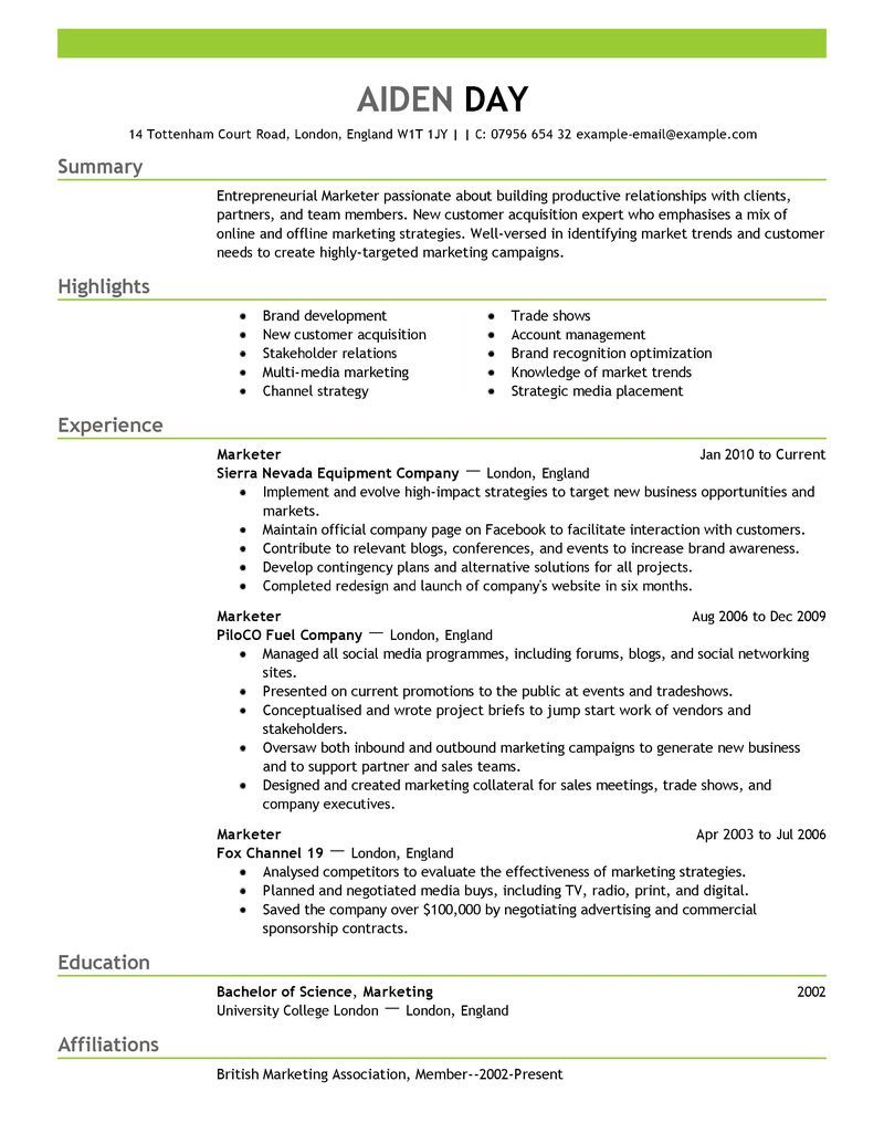 resume opening summary on marketing resume google search marketing resume resume objective examples medical resume