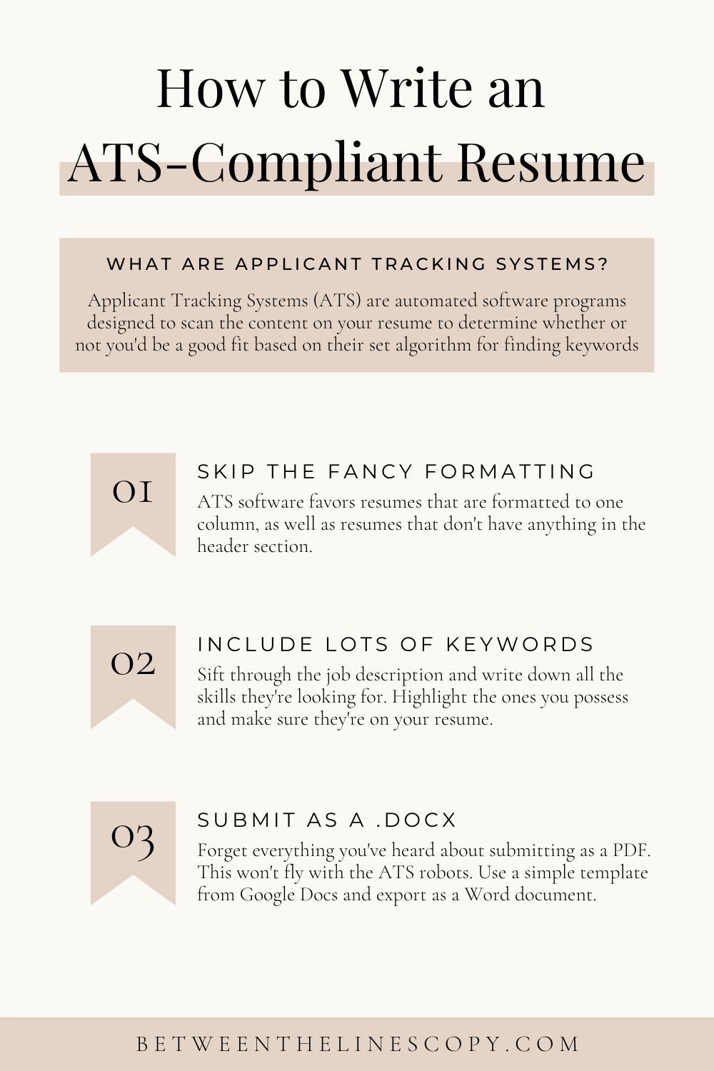 resume for applicant tracking system on how to write an ats compliant resume between the lines copywriting resume writing resume writing tips