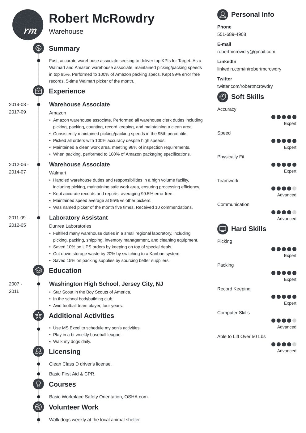 warehouse associate near me on warehouse resume template primo resume examples teacher resume examples job resume examples