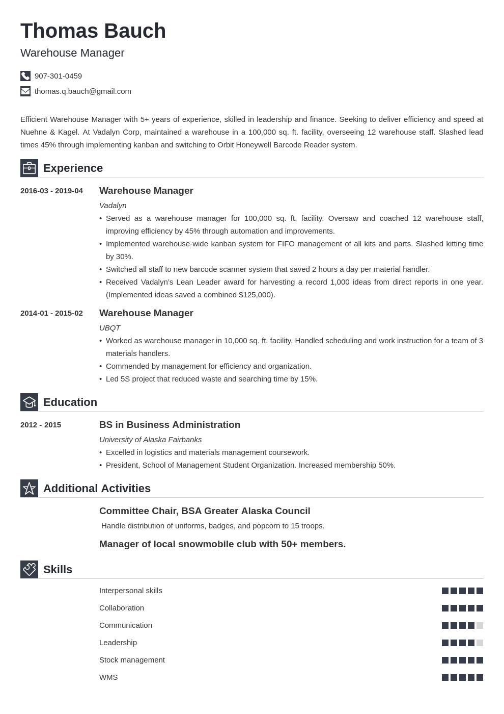 warehouse manager resume sample on warehouse manager resume example template iconic resume examples job resume examples manager resume
