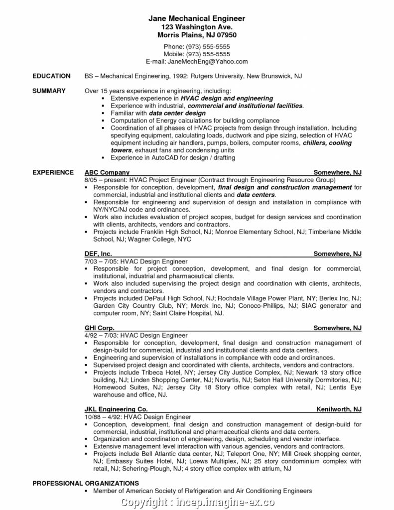 hvac resume sample on resume templates hvac 2021 engineering resume resume internship resume