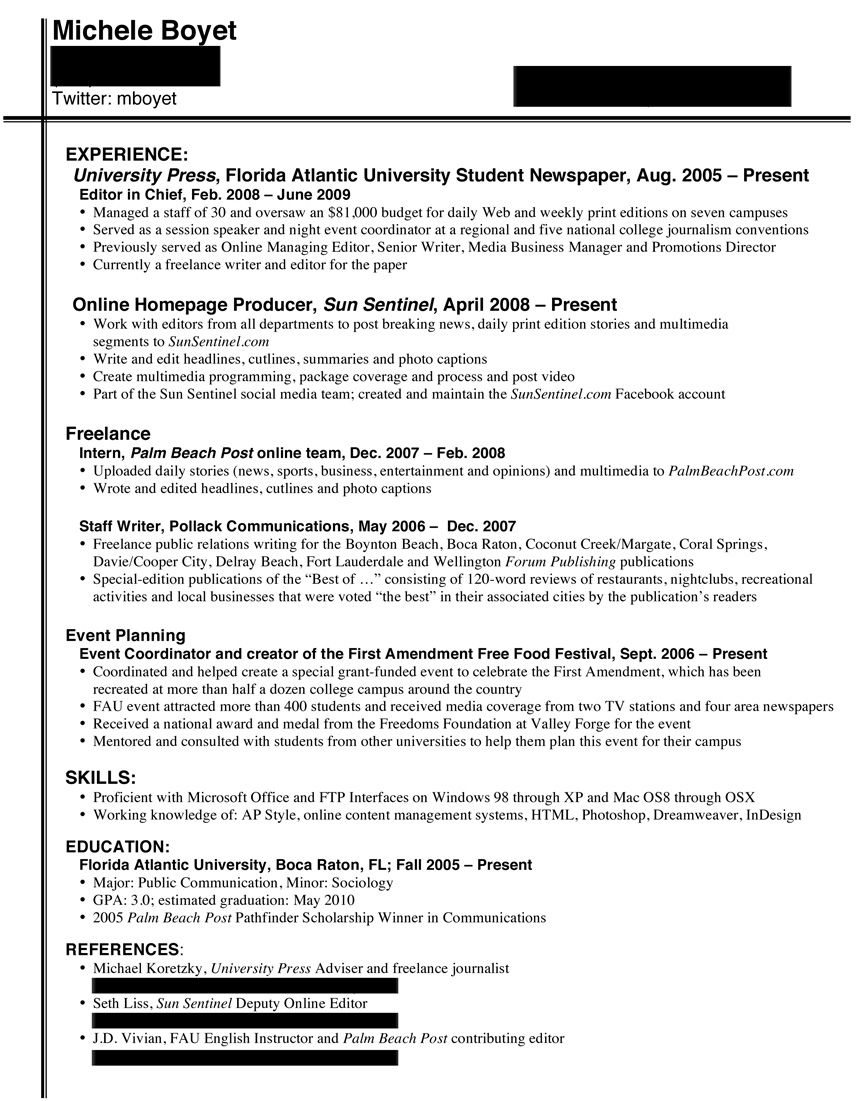 freelance video editor resume on pin on journalism future career x real life