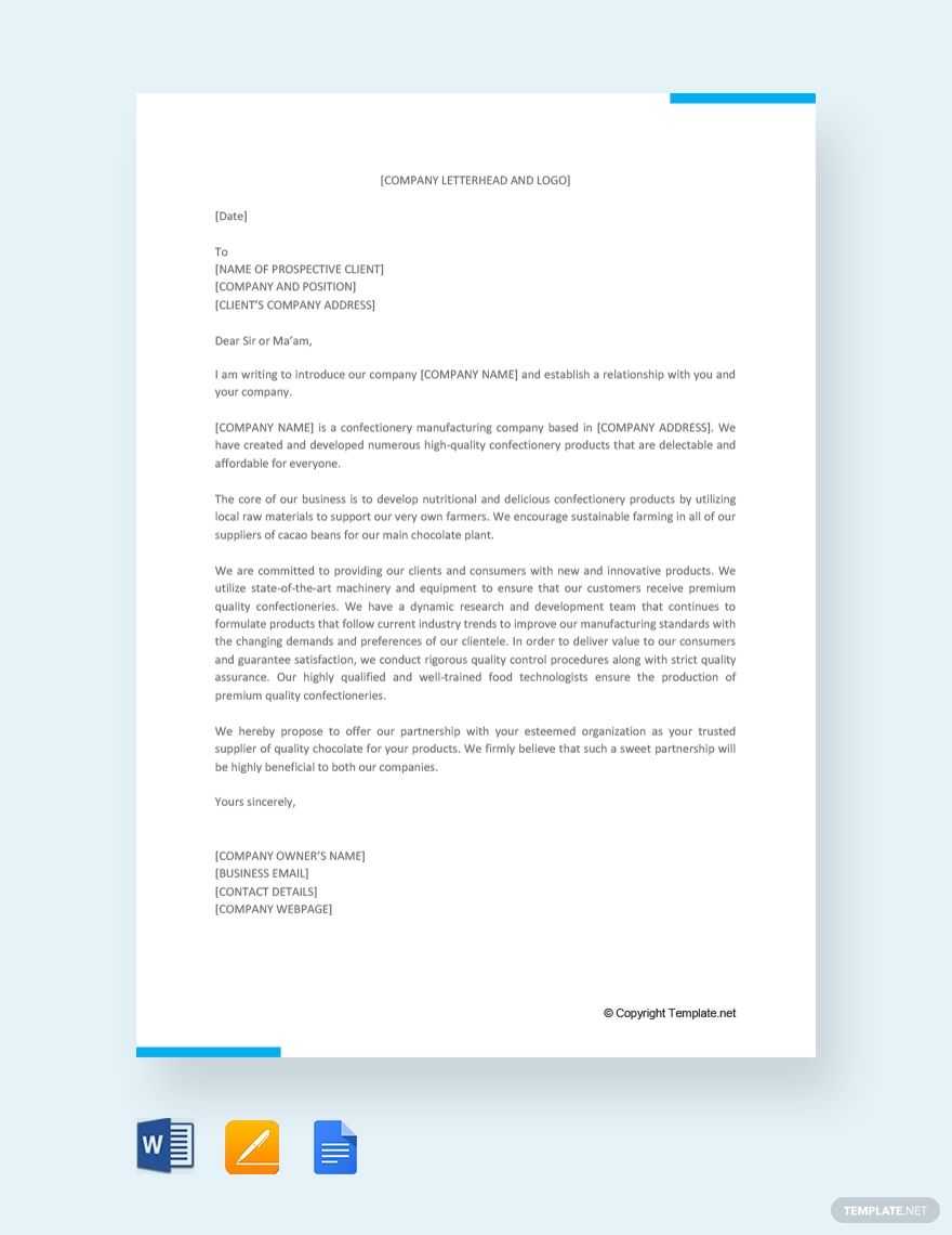 introduction letter for business on instantly download free business introduction letter sample example in microsoft introduction letter letter templates free teacher letter of recommendation