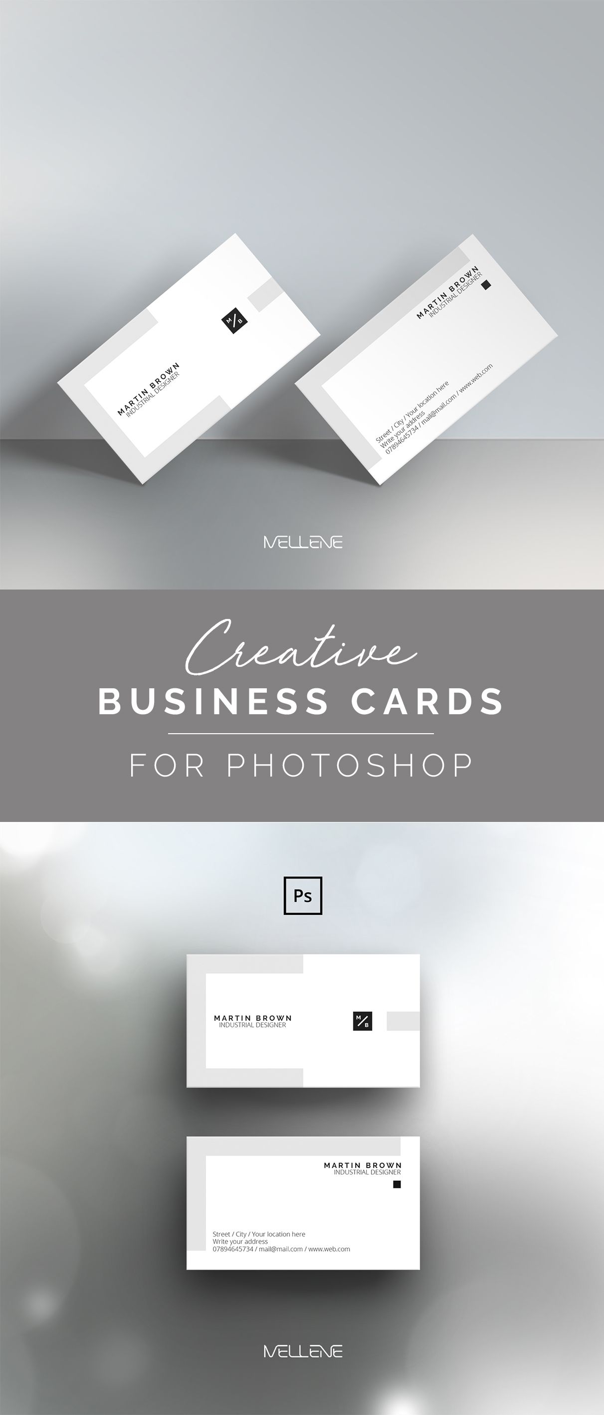photoshop card template on business card template for adobe photoshop psd file etsy business card design minimal business cards creative minimalist business cards