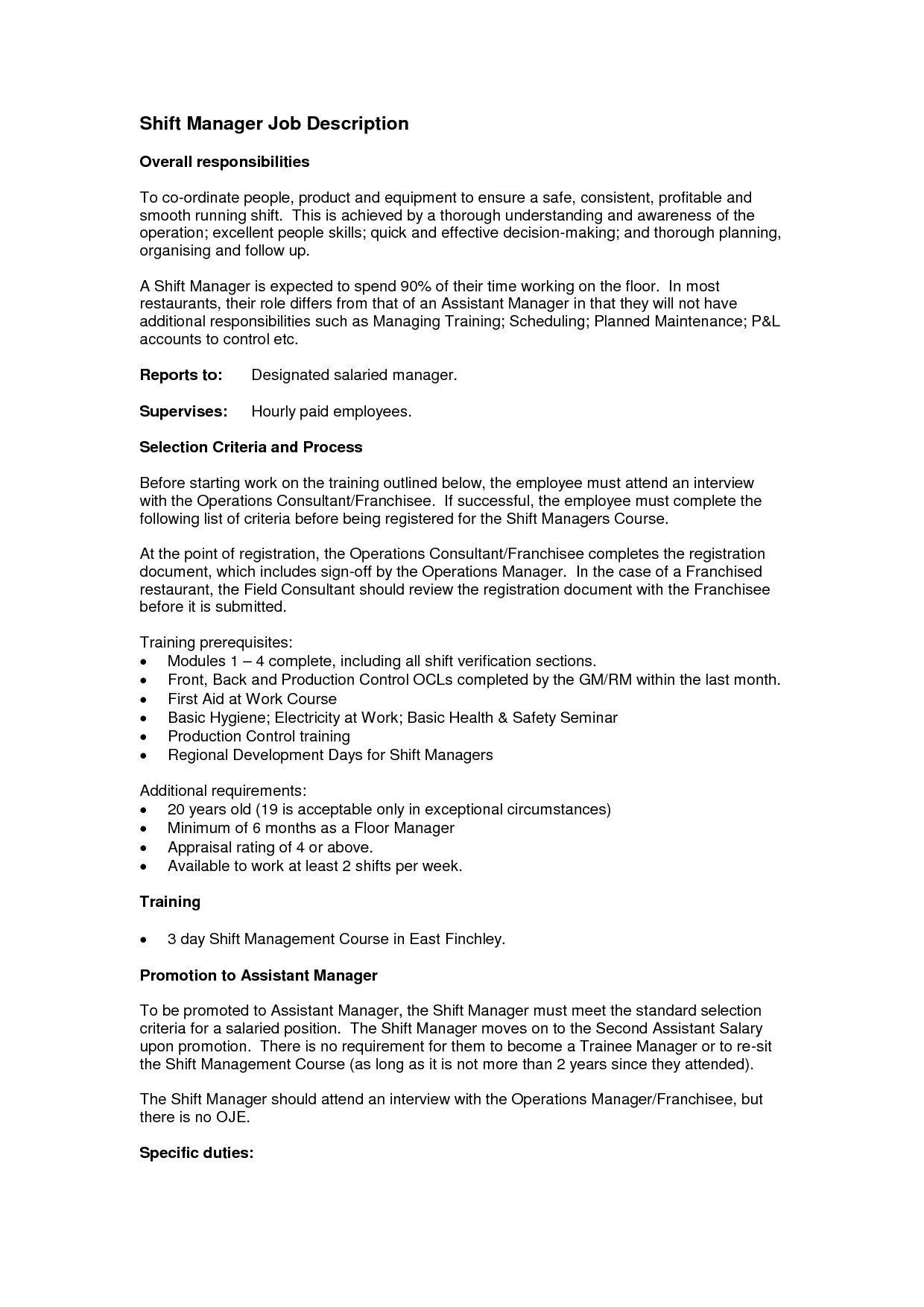 director of operations job description on sample operation manager cover letter falep midnightpig co pertaining to operations manager report te job resume examples nanny job description shift manager