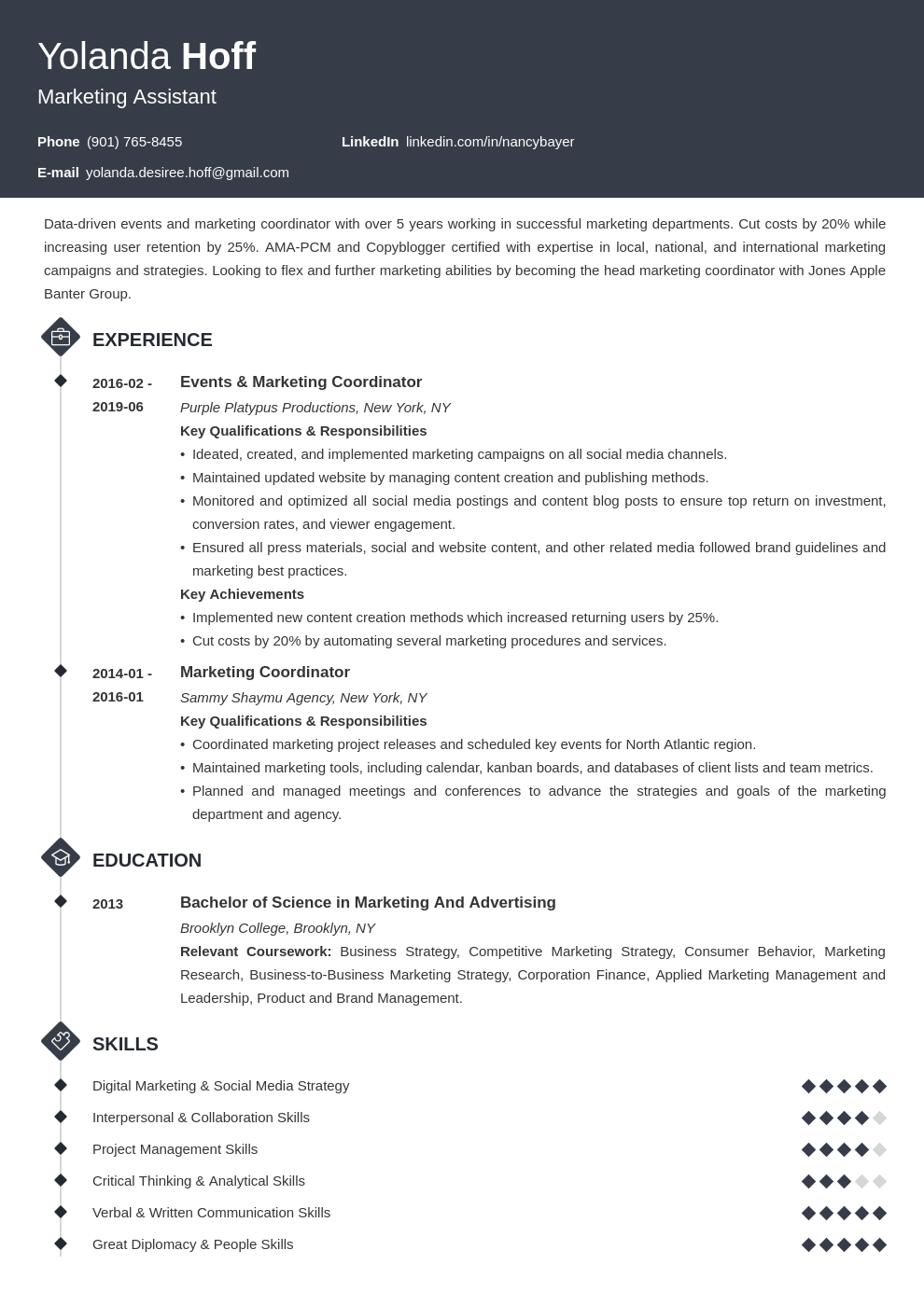 social media coordinator resume on marketing coordinator resume example template diamond teacher resume examples resume examples marketing resume