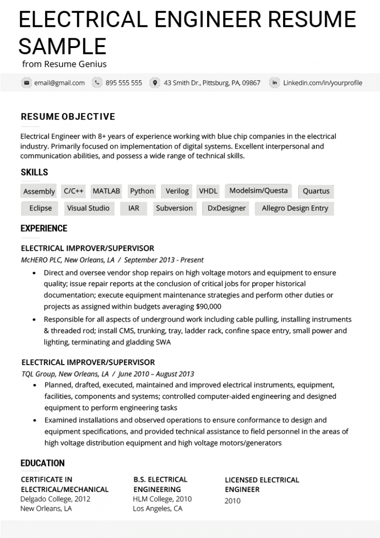 13 electrician resume pattern electrical engineering companies on 13 electrician resume pattern