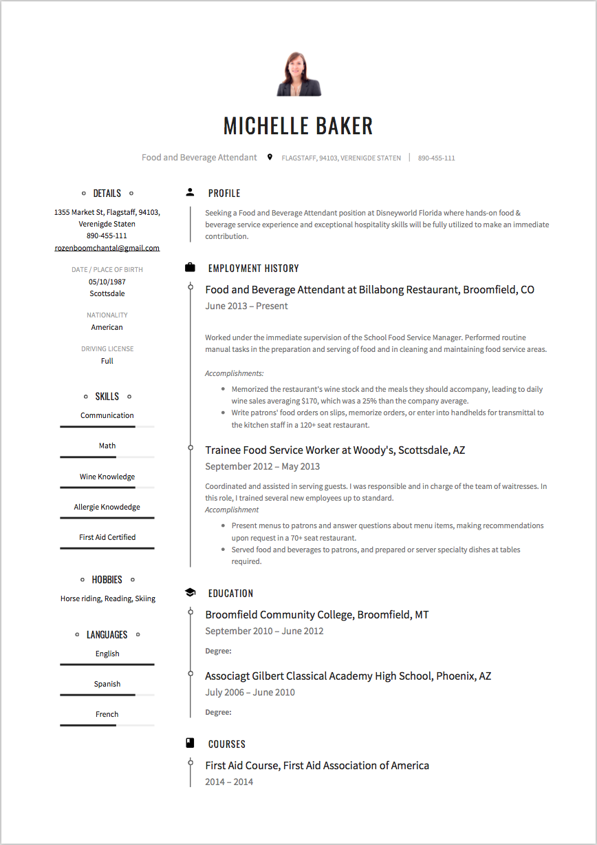 food and beverage resume sample template example cv creative high school resume high school resume template resume skills how to write a good resume on food and beverage resume sample template example cv creative high school resume high school resume template resume skills