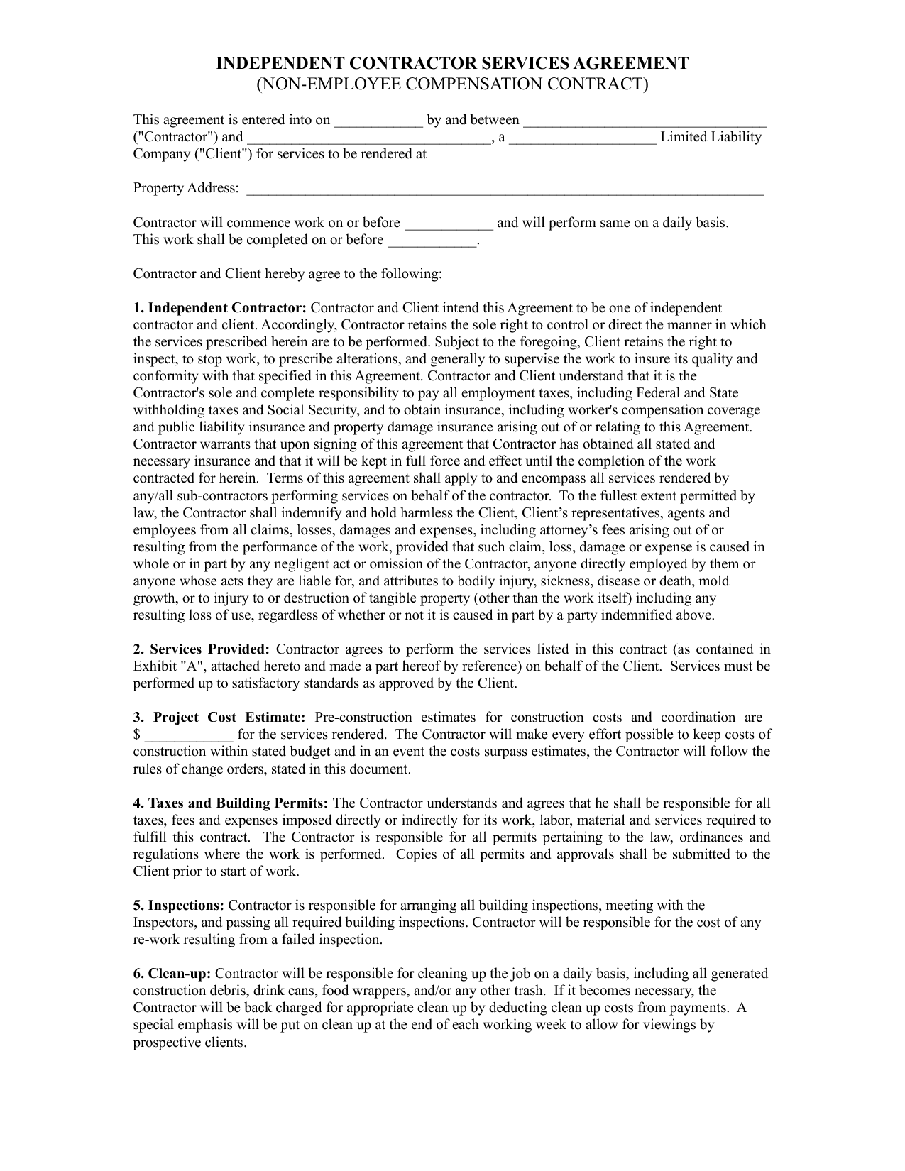 employed as a contractor on log in freedomsoft independent contractor limited liability company real estate investing