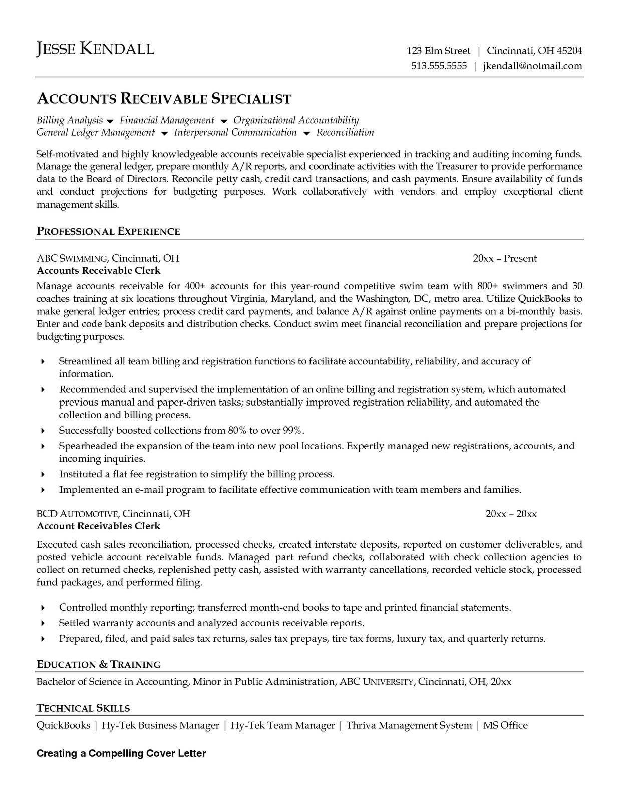 accounts receivable job description on resume examples accounts payable resume templates accounts receivable job application cover letter resume examples