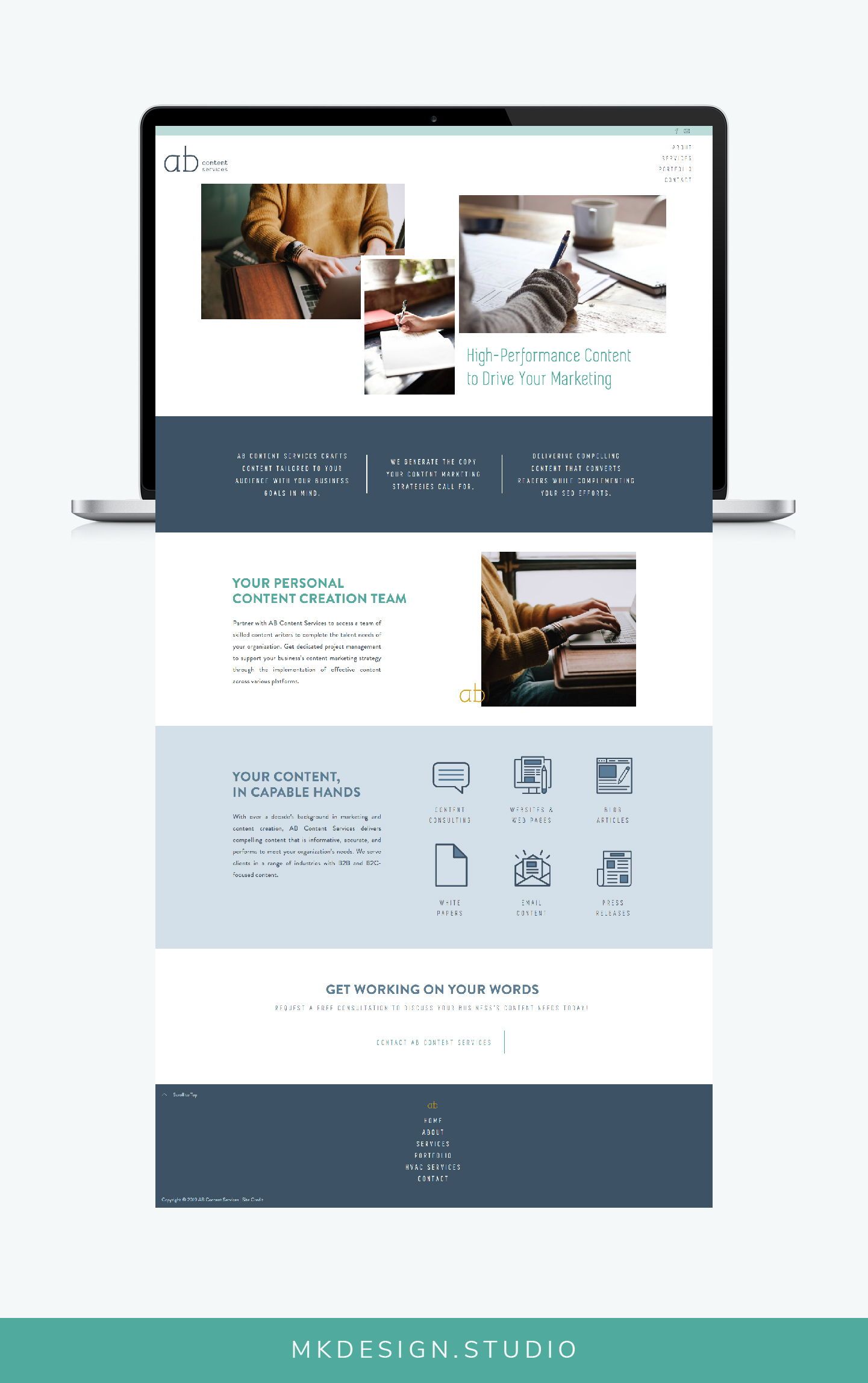 website for small business owners on copywriter and content creator website homepage design inspiration homepage design branding website design web design studio