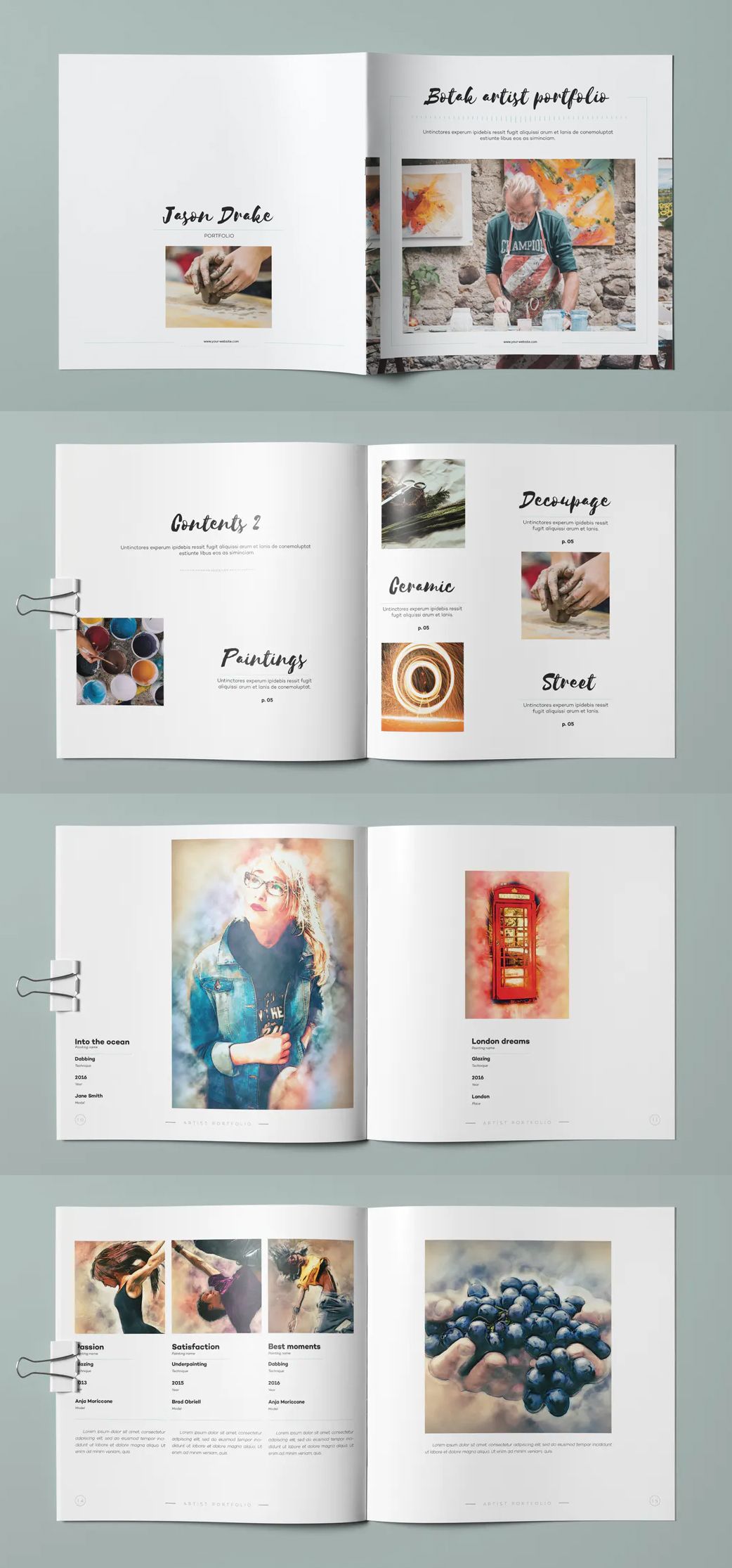 indesign design templates on artist portfolio brochure template indesign artist portfolio portfolio design portfolio brochures