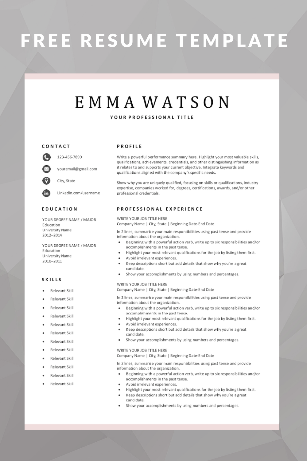 download our free simple resume template in 2021 resume template free downloadable resume template free resume template download best free resume templates on download our free simple resume template in 2021 resume template free downloadable resume template free resume template download