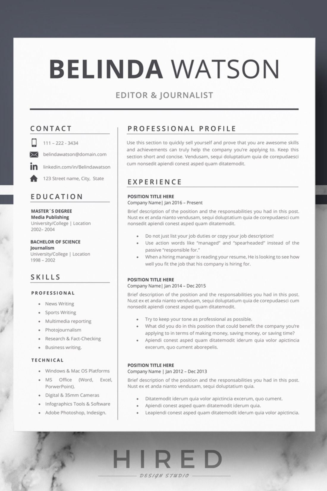 employer looking for resume on instant download resume design cover letter references tips tricks in pdf resume template professional job interview tips resume