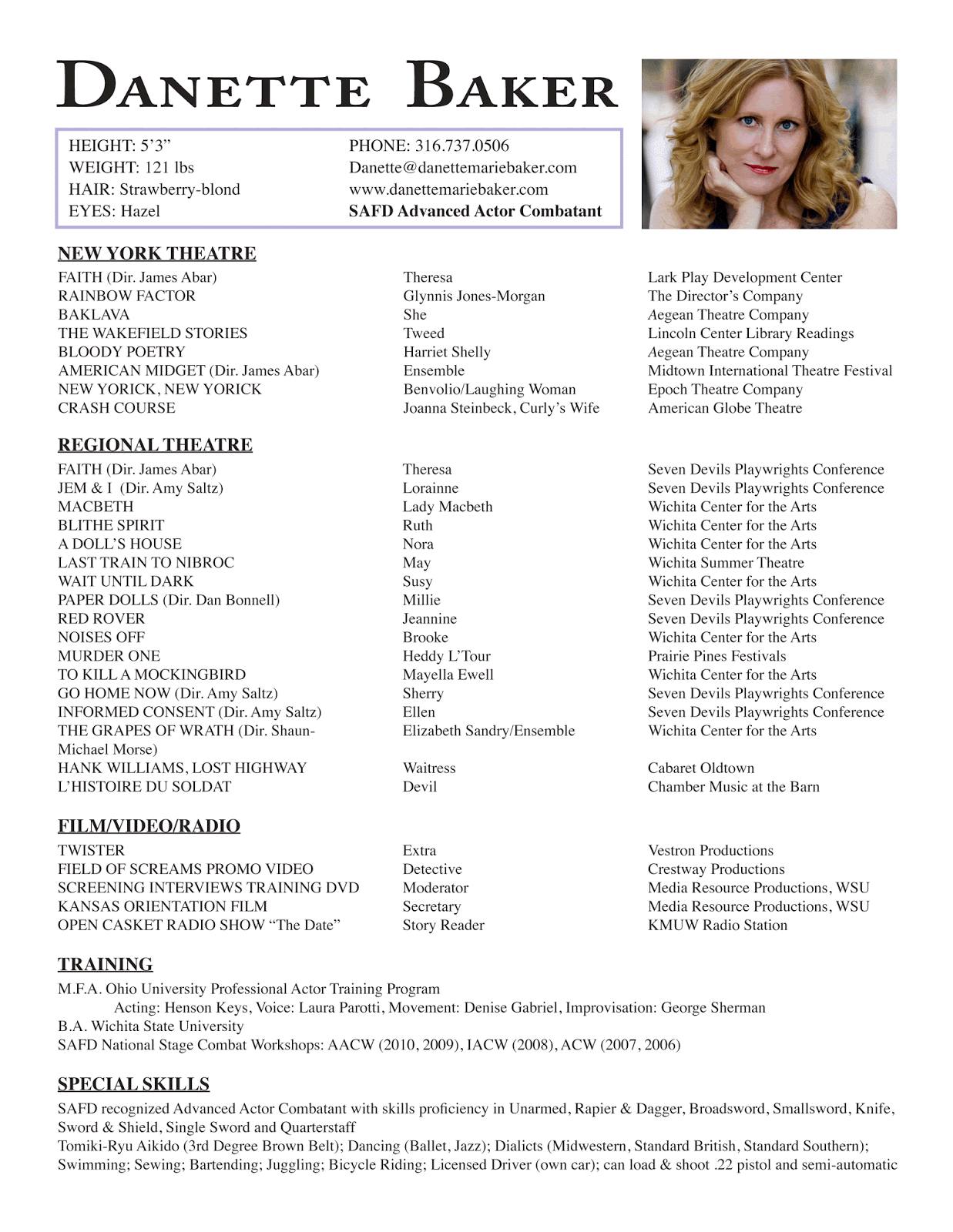sample acting resume on 2020 acting resume example acting resume resume examples resume template free