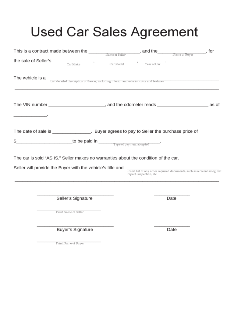free sales agreement template on car sale contract form 5 free templates in pdf word excel download used sales agreement xianning cars for sale project cars for sale cars for sale used