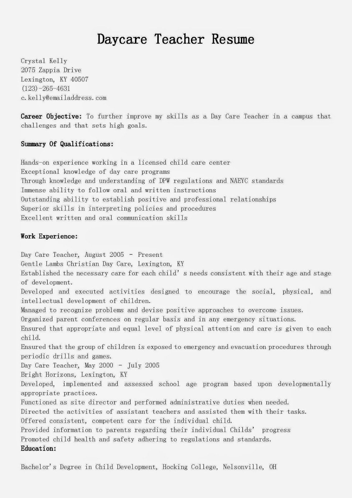 child care resumeobjective on child care job description resume elegant resume samples daycare teacher resume sample job resume examples job resume samples teacher resume