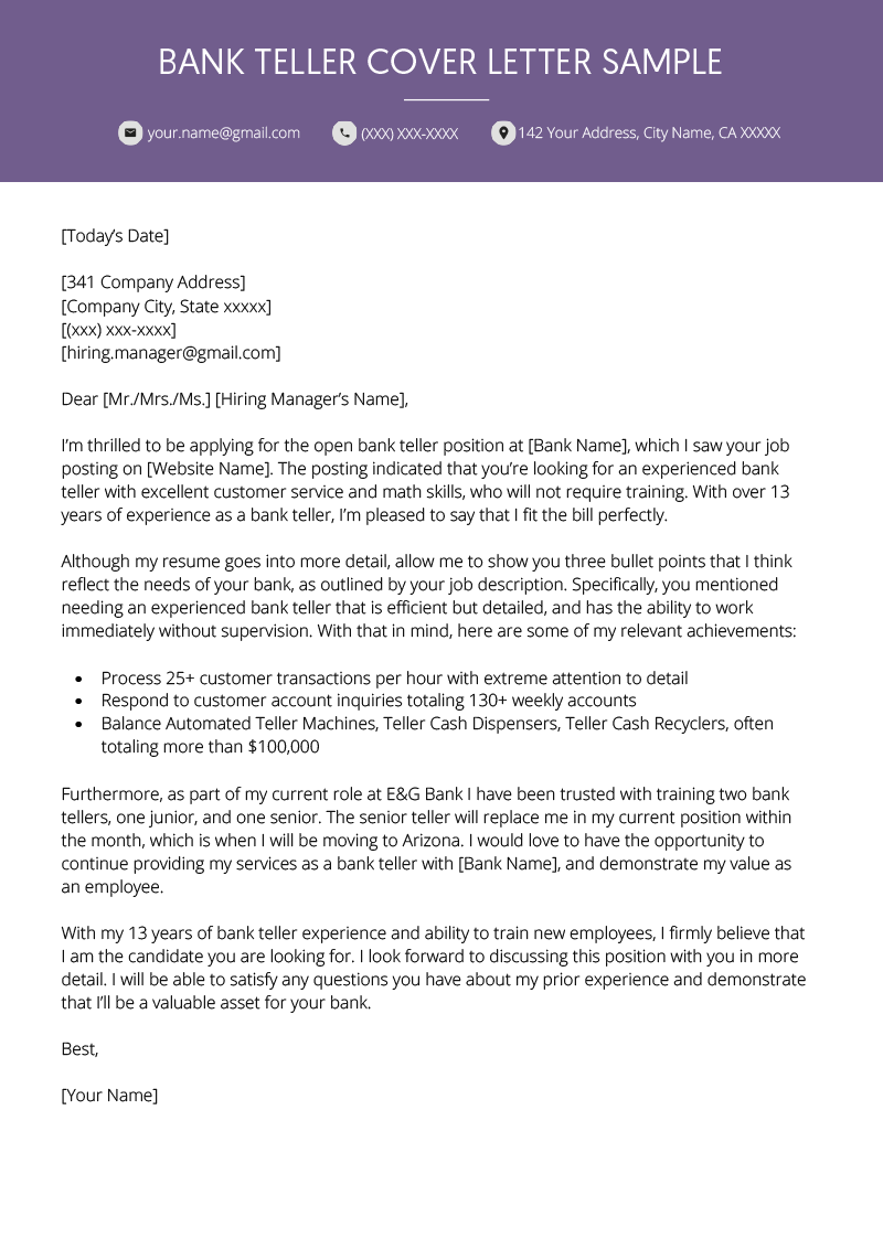 bank teller duties and skills on bank teller cover letter example resume genius cover letter example bank teller resume letter example