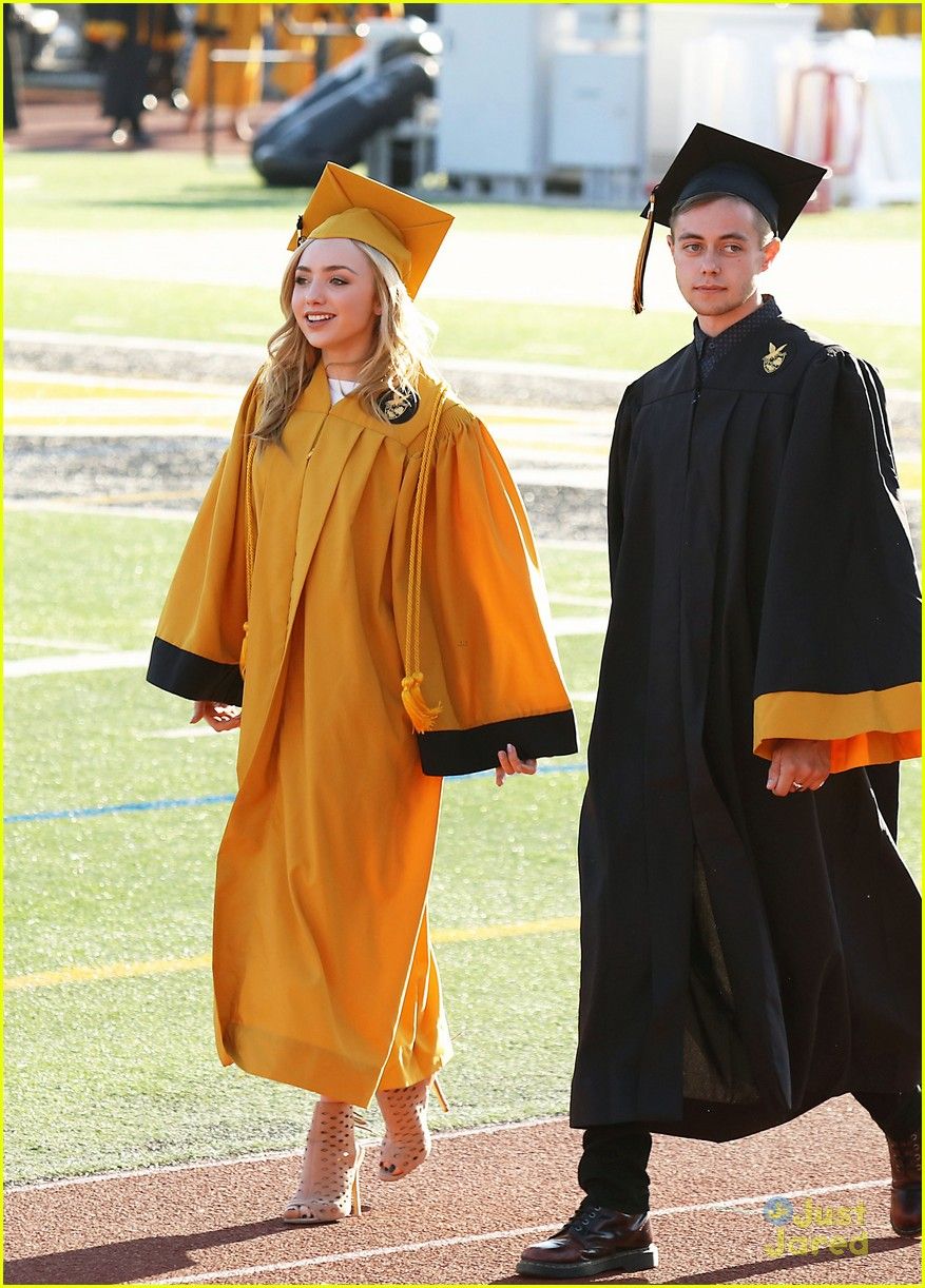 grad high school on peyton list brother spencer graduate high school peyton list spencer list gr graduation dress high school high school graduation outfit forever 21 outfits