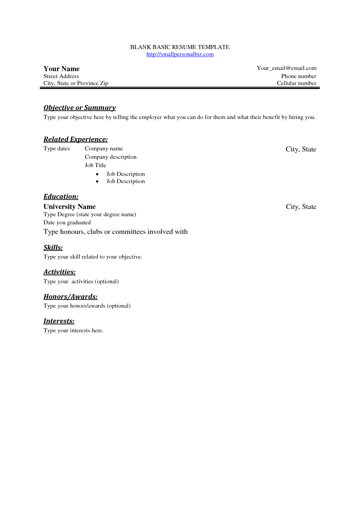 free resume forms on free basic blank resume template free basic sample resume basic resume basic resume examples simple resume examples
