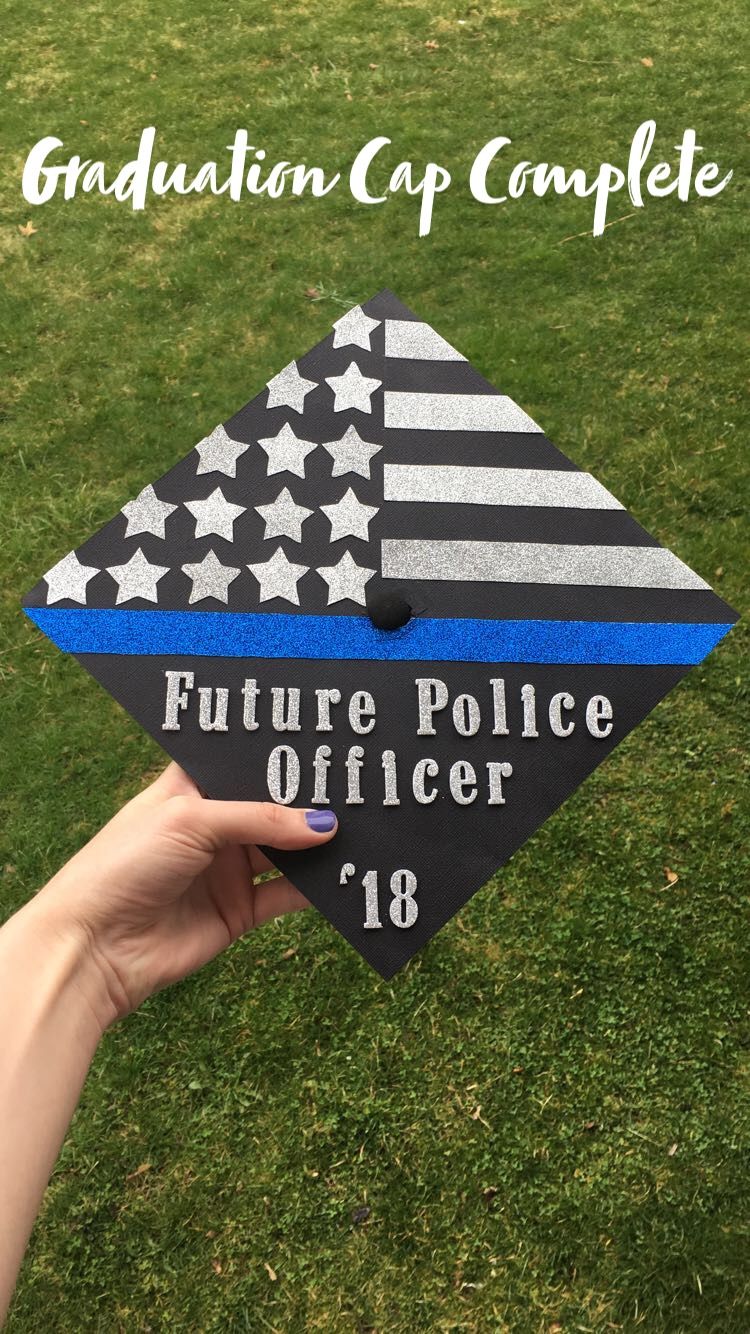 colleges for law enforcement on police graduation cap graduation cap decoration college graduation cap decoration graduation cap designs