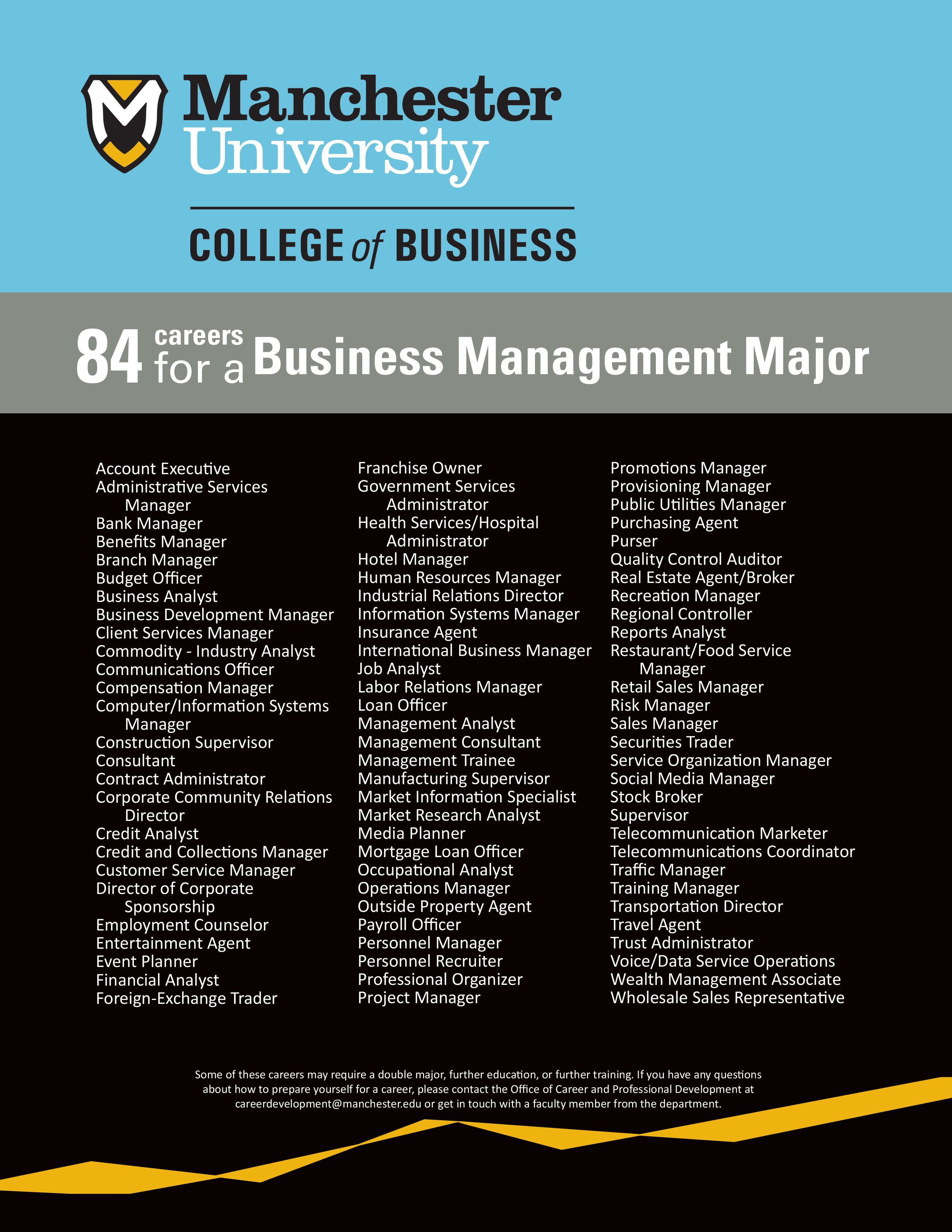 online sports management masters on why should i study management 84 potential careers for a business management major scholarships for college study manage business management