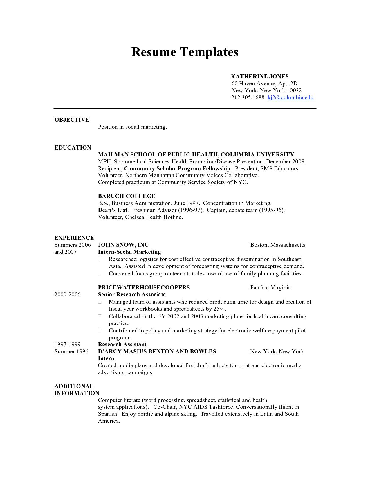 creating a resume for a teenager on 170 4 resume examples ideas resume examples resume job resume