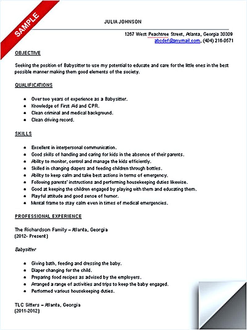 objective for nanny resume on babysitter resume is going to help anyone who is interested in becoming a part time nanny a good babysitter can b babysitter resume lpn resume babysitter jobs