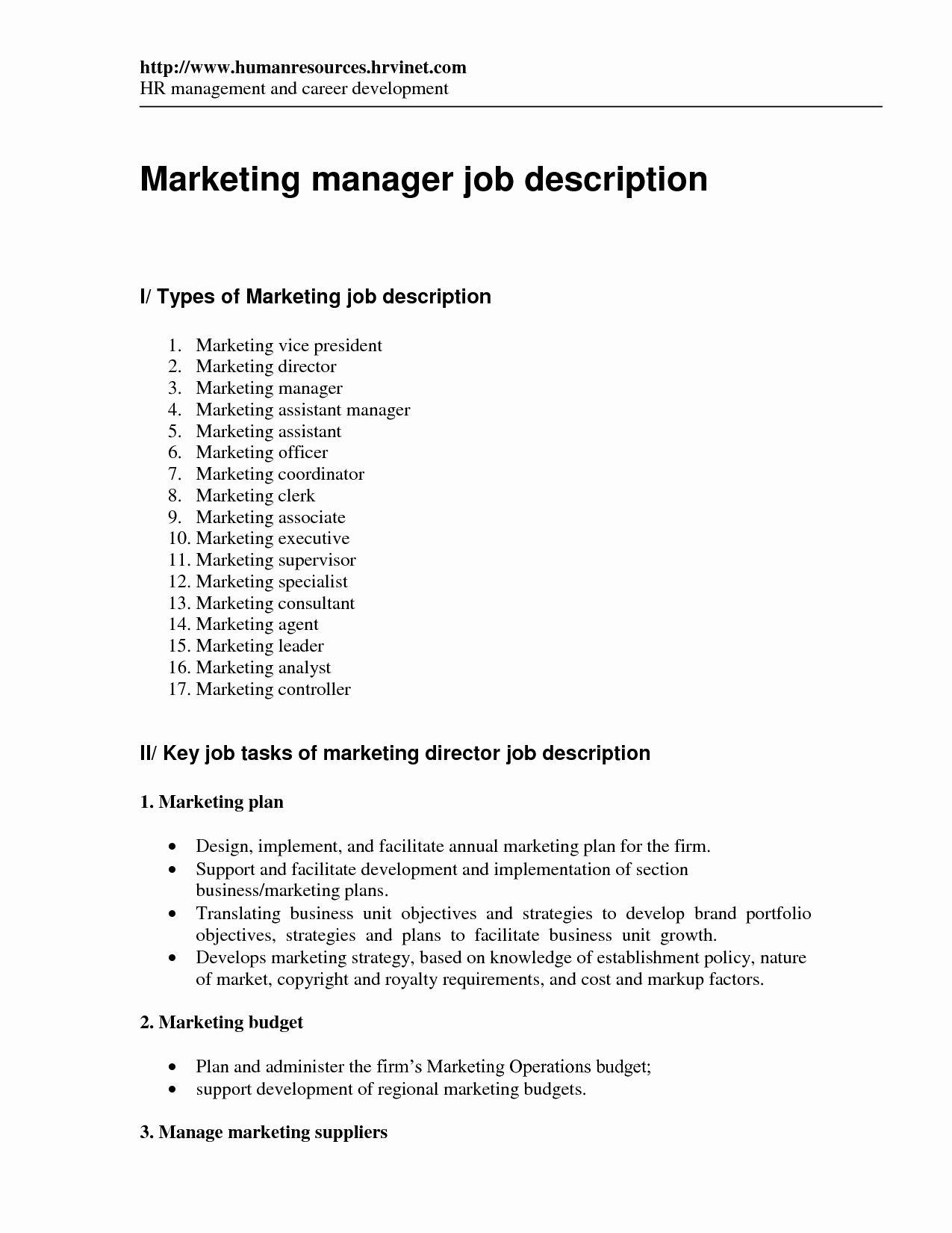 marketing director job description sample on health unit coordinator job description resume elegant hearing screener secretary resume sample mfawriting332 job description assistant jobs coordinator job