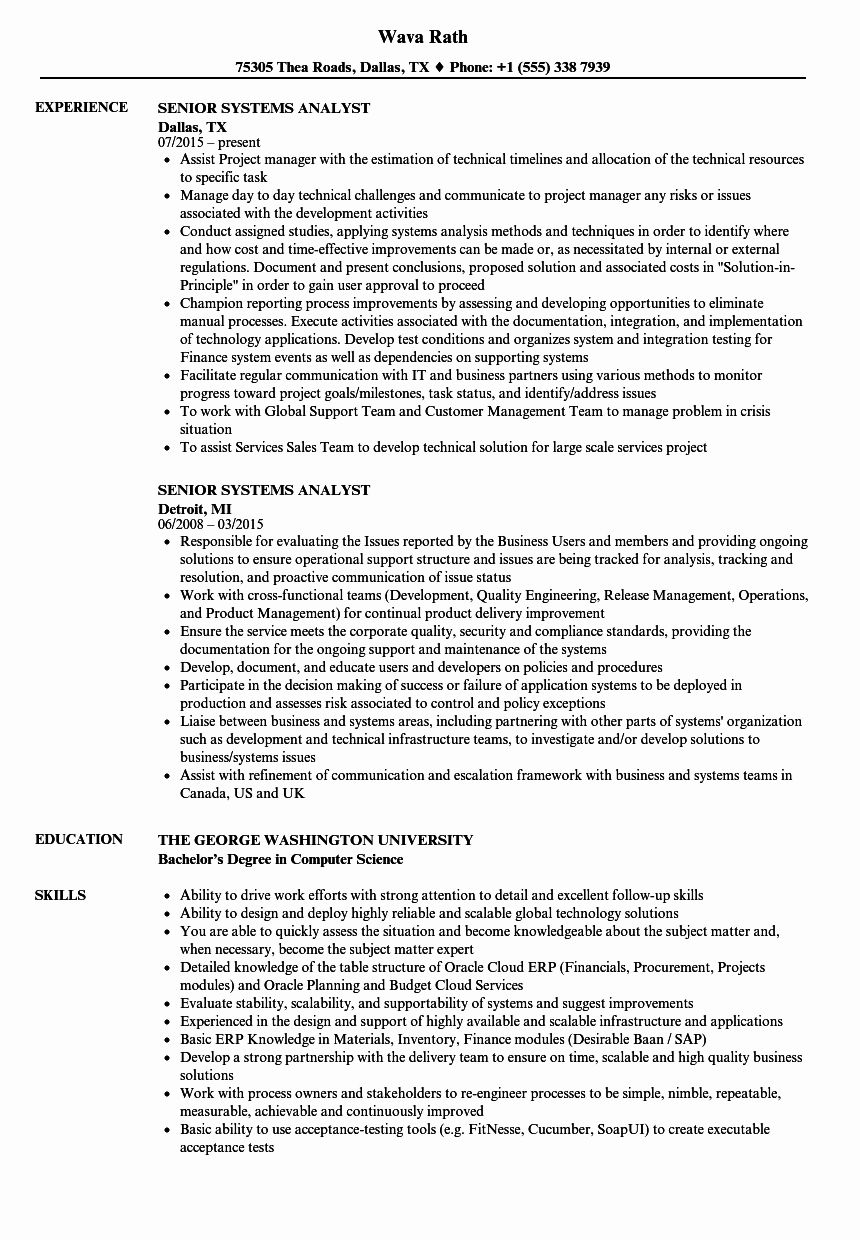 business systems analyst resume inspirational senior systems analyst resume samples business systems business analyst resume good resume examples senior business analyst resume samples on business systems analyst resume inspirational senior systems analyst resume samples business systems business analyst resume good resume examples
