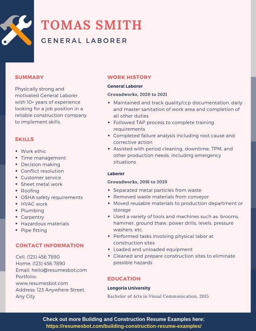 general laborer resume samples templates pdf doc 2021 general laborer resumes bot resume examples resume resume work general labor resume examples on general laborer resume samples templates pdf doc 2021 general laborer resumes bot resume examples resume resume work
