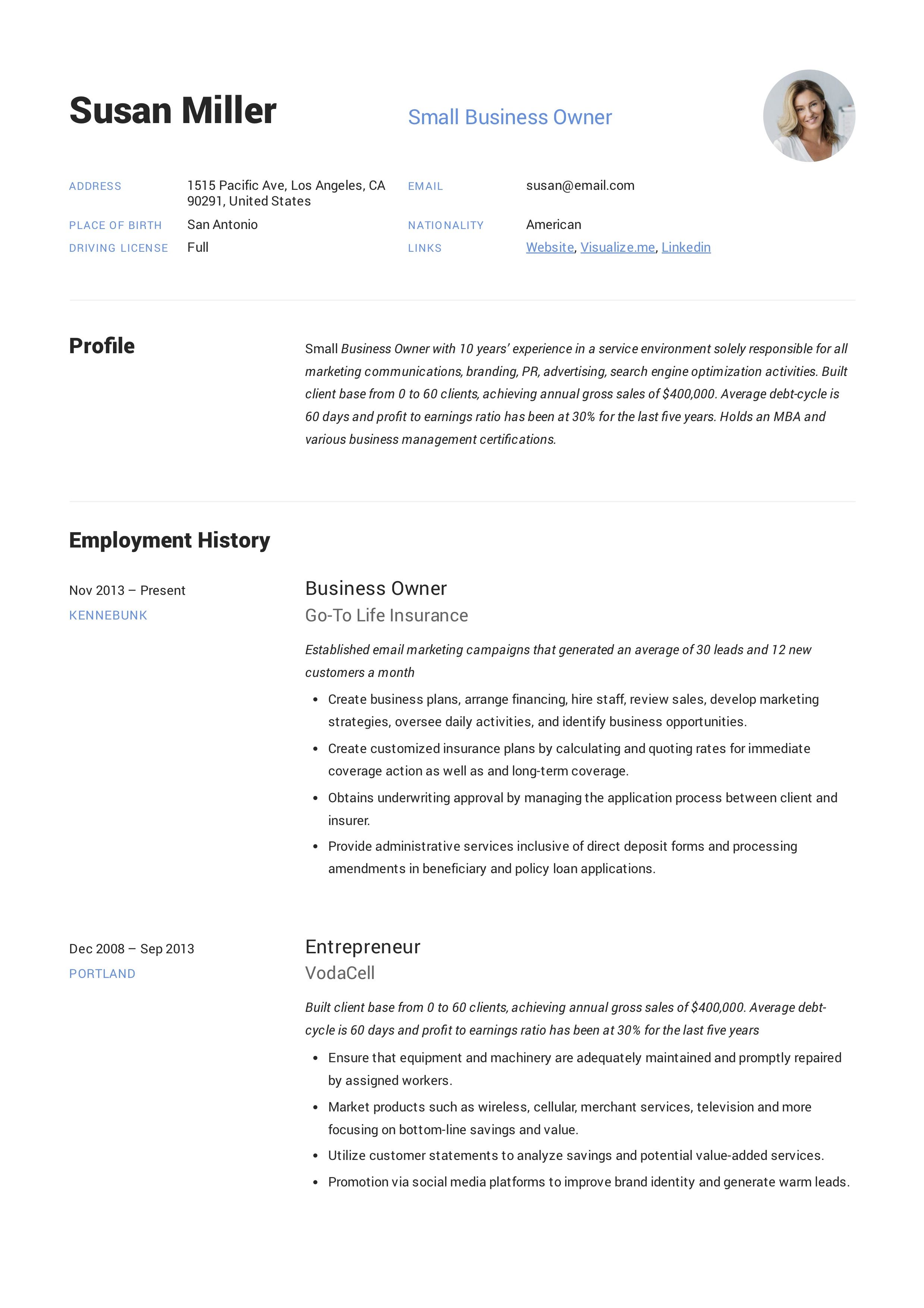 small business owner resume sample on 12 small business owner resume examples ideas resume examples small business owner resume guide