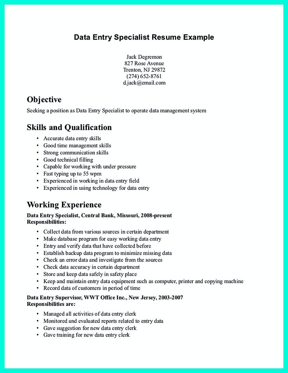 entry level clerical resume on pin on get money online easy