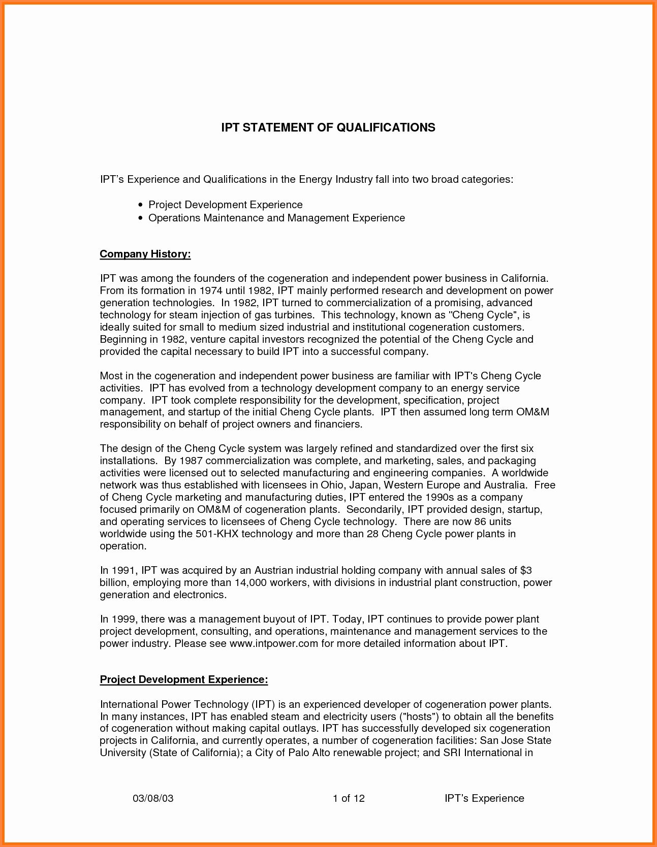 hsp950 hpegany profile pinterest statement of qualifications examples on hsp950 hpegany profile pinterest