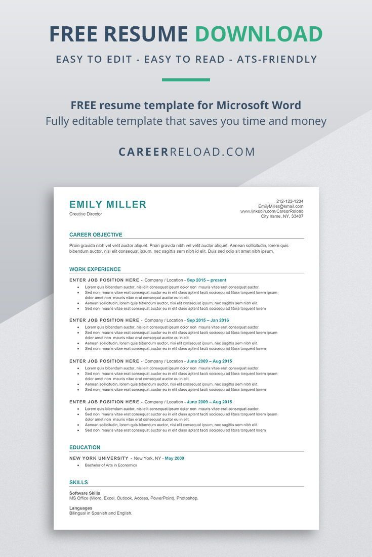 ats resume template on free ats resume template career reload resume template resume template free free resume template download