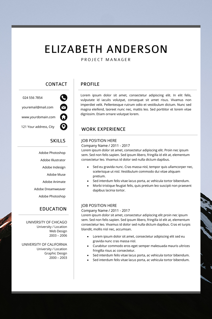 professional resume template creative cv templates etsy in 2021 unique resume template resume template professional resume template resume outline 2021 on professional resume template creative cv templates etsy in 2021 unique resume template resume template professional resume template