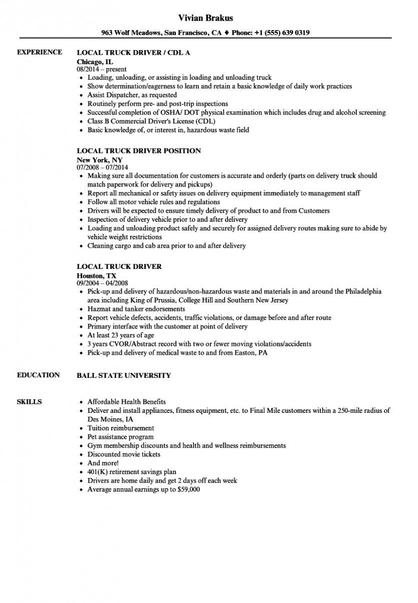 cdl resume with no experience on 11 truck driver resume pattern resume examples job resume examples basic resume examples