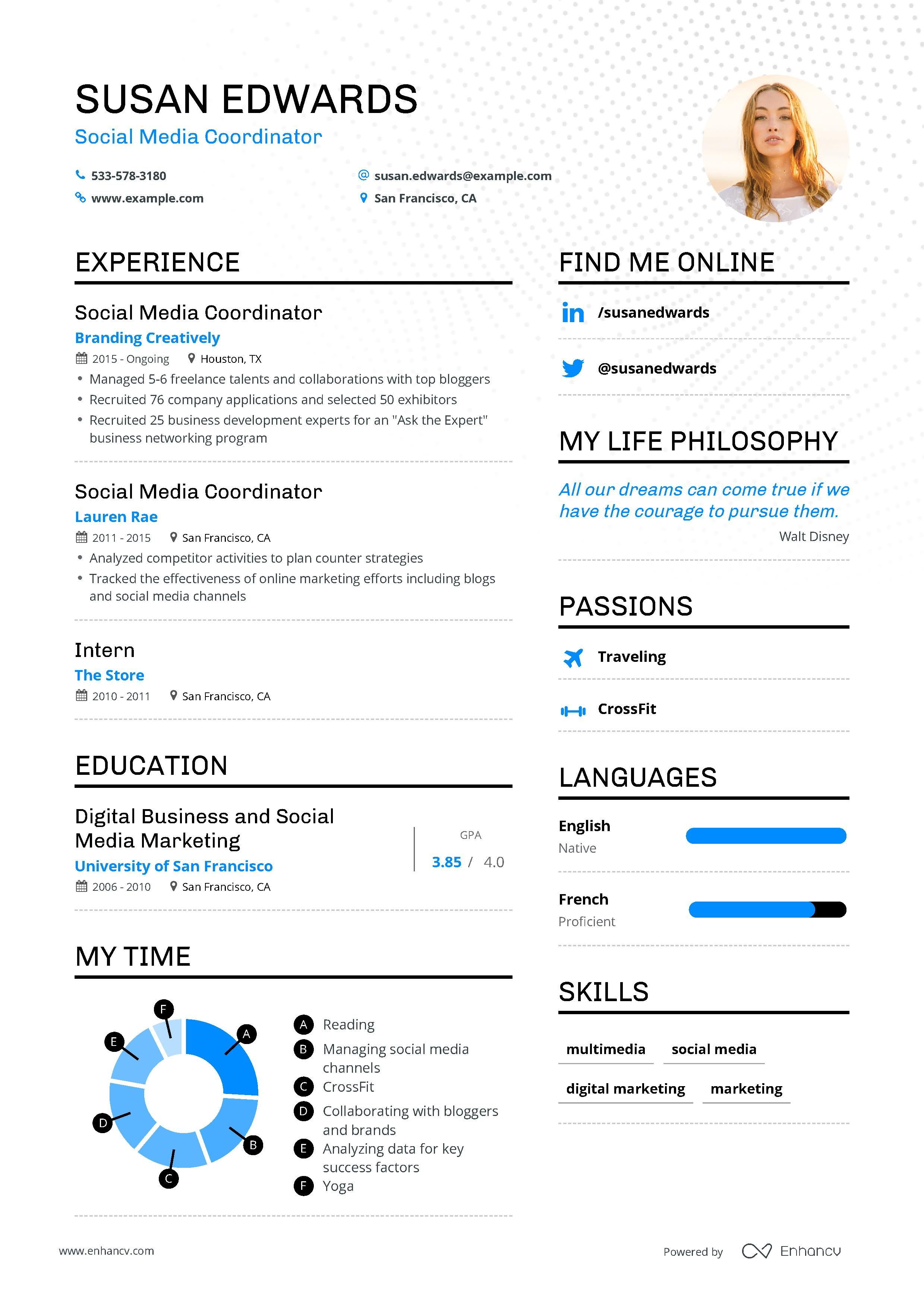 resume for social media marketing on social media coordinator resume example and guide for 2019 social media coordinator resume examples social studies worksheets