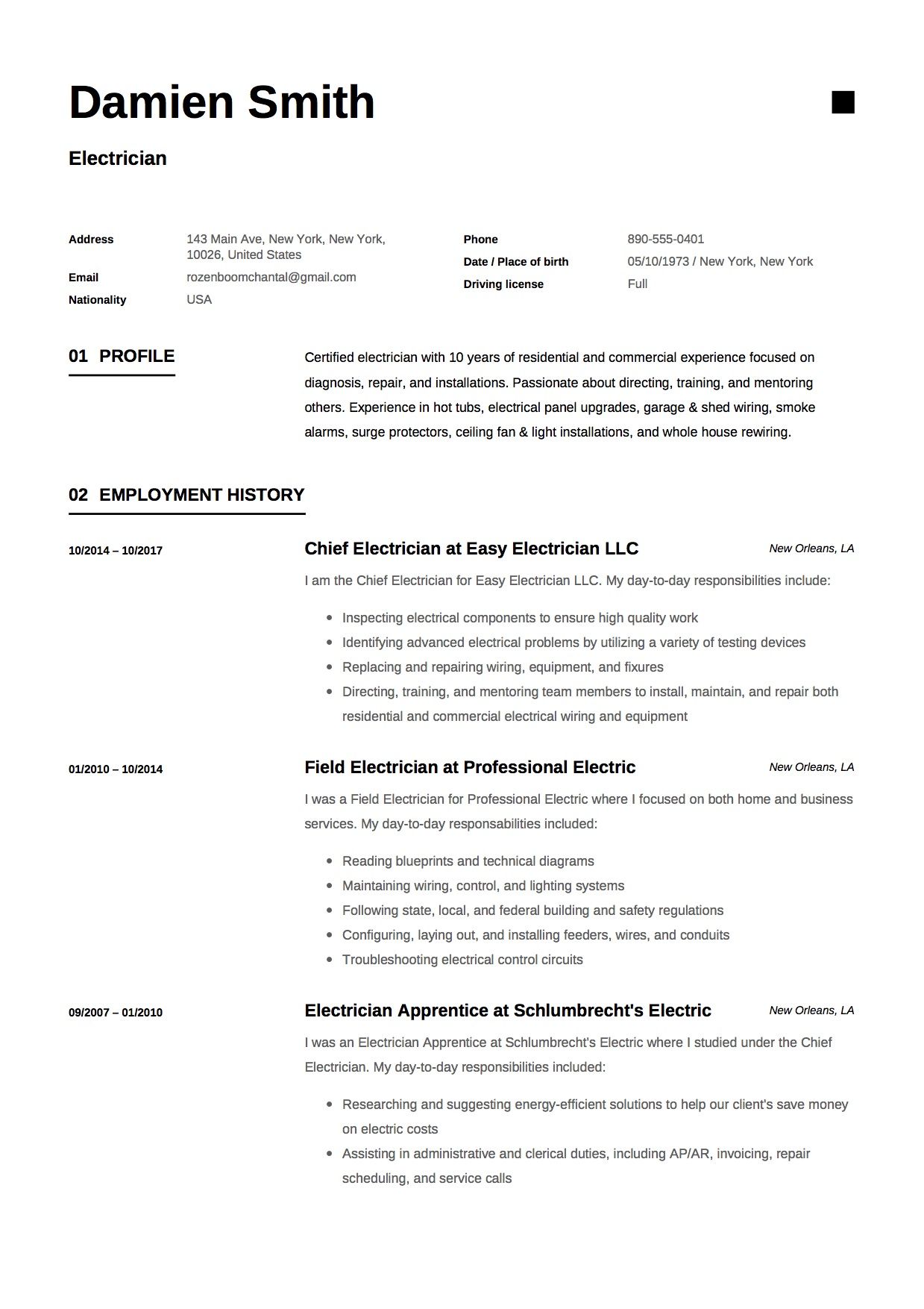 free electrician resume sample template example cv teacher resume template resume template resume food and beverage resume on free electrician resume sample template example cv teacher resume template resume template resume