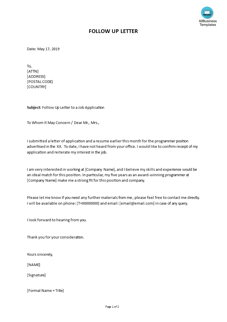 how to write a follow up letter an easy way to start is to download this samp job application letter template job resignation letter resignation letter sample professional follow up email on how to write a follow up letter an easy way to start is to download this samp job application letter template job resignation letter resignation letter sample