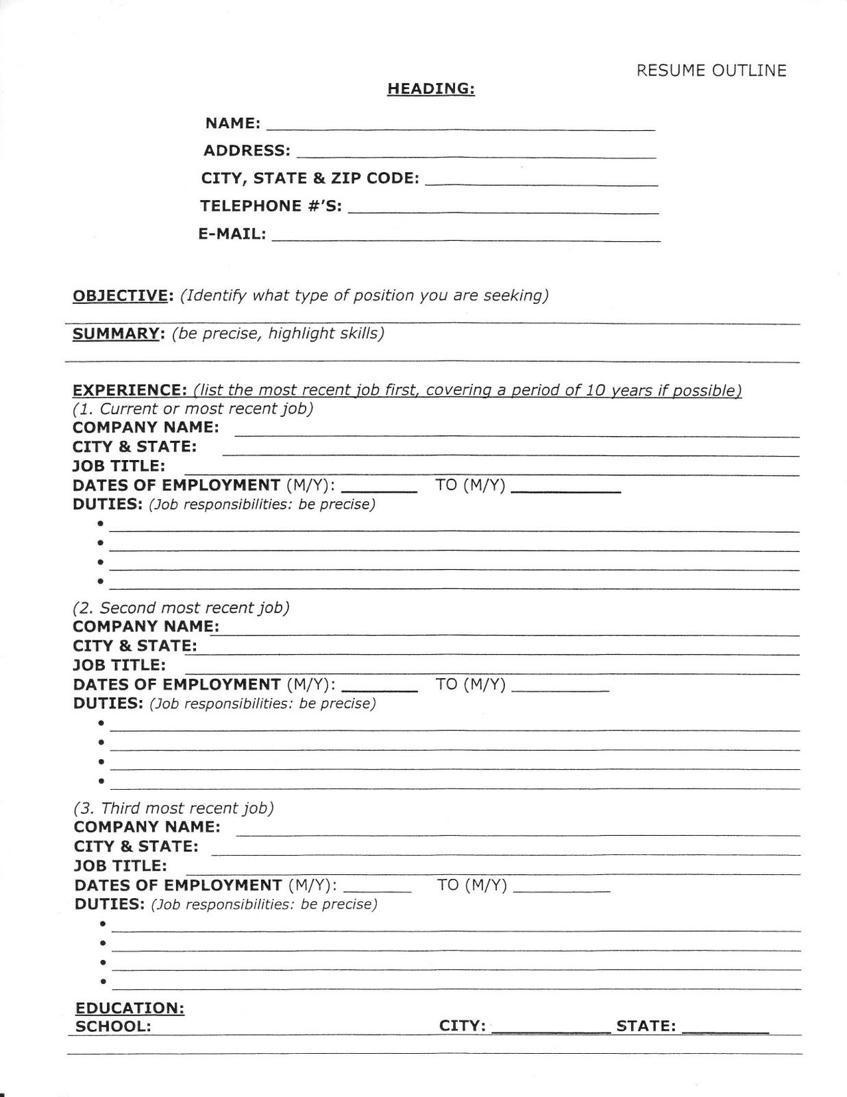 15 resume outlines ideas resume resume outline resume examples work resume outline on 15 resume outlines ideas resume resume outline resume examples