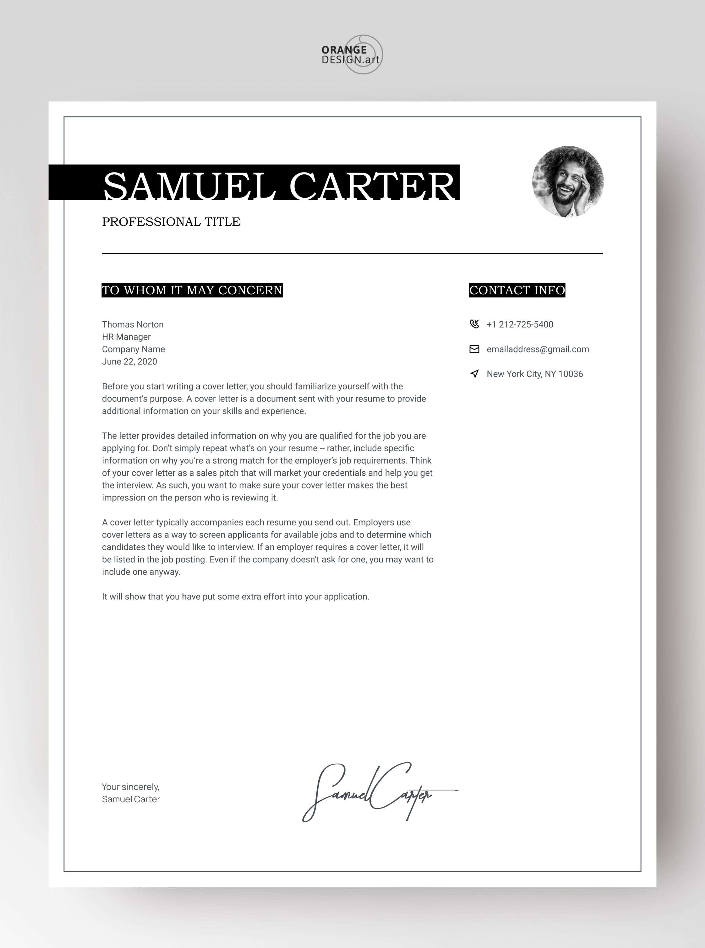 modern resume template for word black white cv template etsy resume template word modern resume template one page resume template additional information about yourself on modern resume template for word black white cv template etsy resume template word modern resume template one page resume template