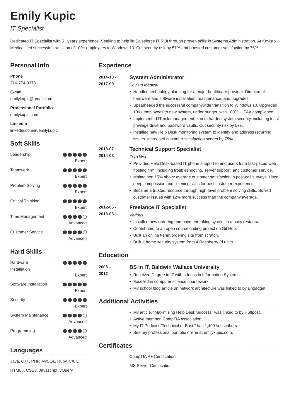 technical resume template simple resume examples good resume examples job resume examples technical resume example on technical resume template simple resume examples good resume examples job resume examples