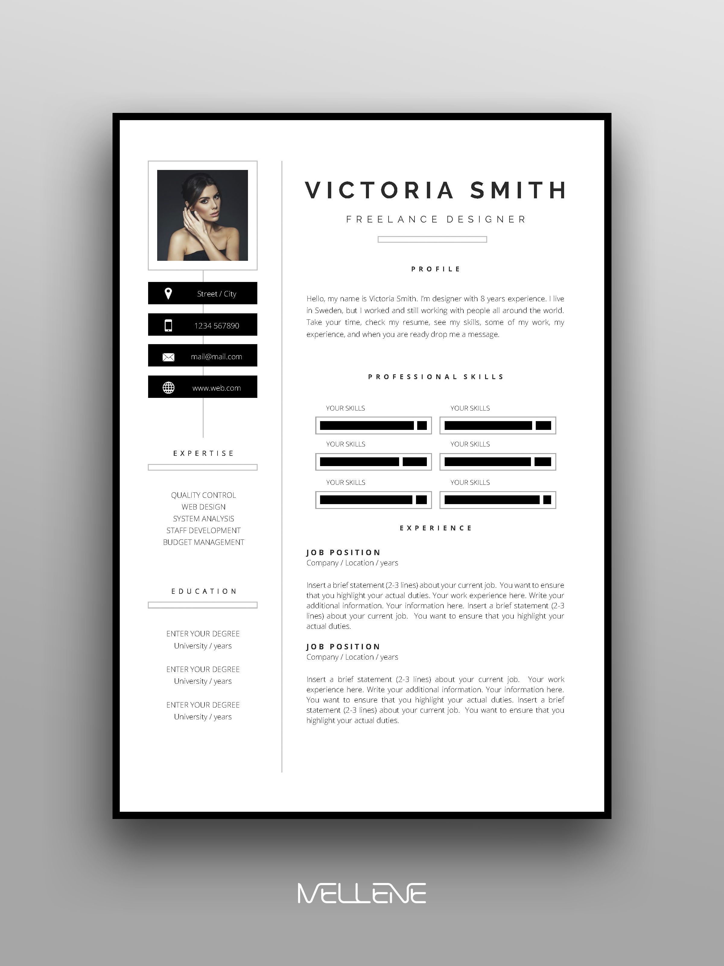 resume template 3 page cv template cover letter instant download for ms word victoria resume design free resume design creative cv resume template best free resume templates on resume template 3 page cv template cover letter instant download for ms word victoria resume design free resume design creative cv resume template