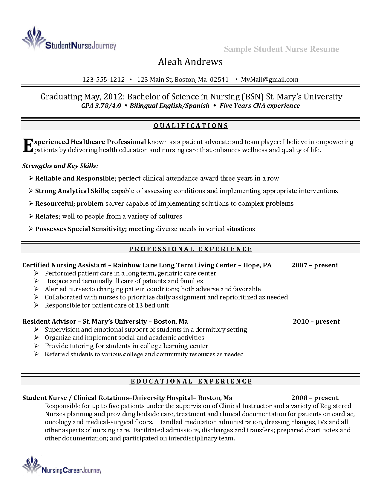 student nurse resume examples 6 sample resumes student nurse resume nursing resume student resume template new grad nursing resumetemplate on student nurse resume examples 6 sample resumes student nurse resume nursing resume student resume template