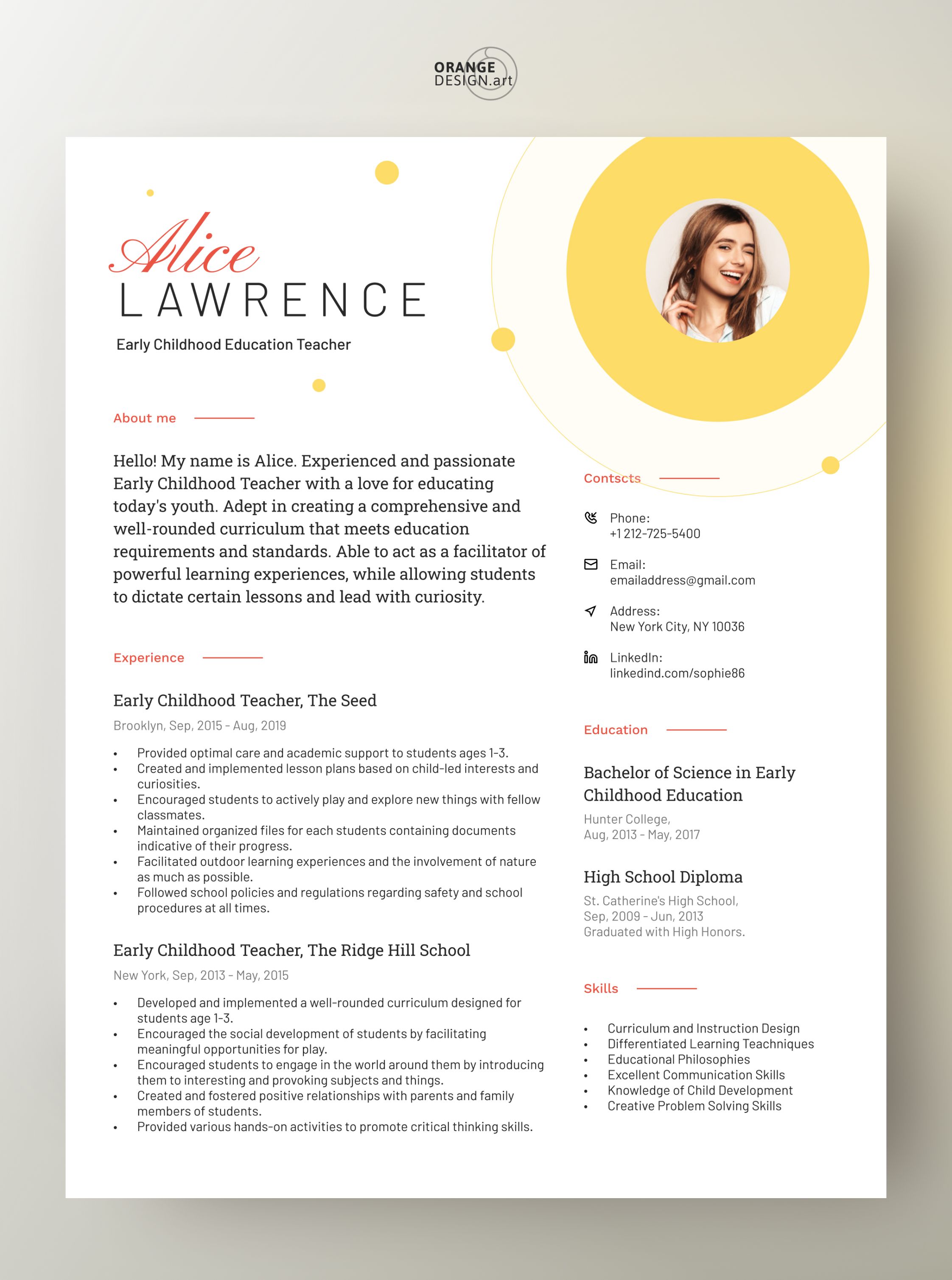 early childhood teacher resume on childhood education teacher resume template for word modern etsy in 2021 teacher resume template resume template word teacher resume