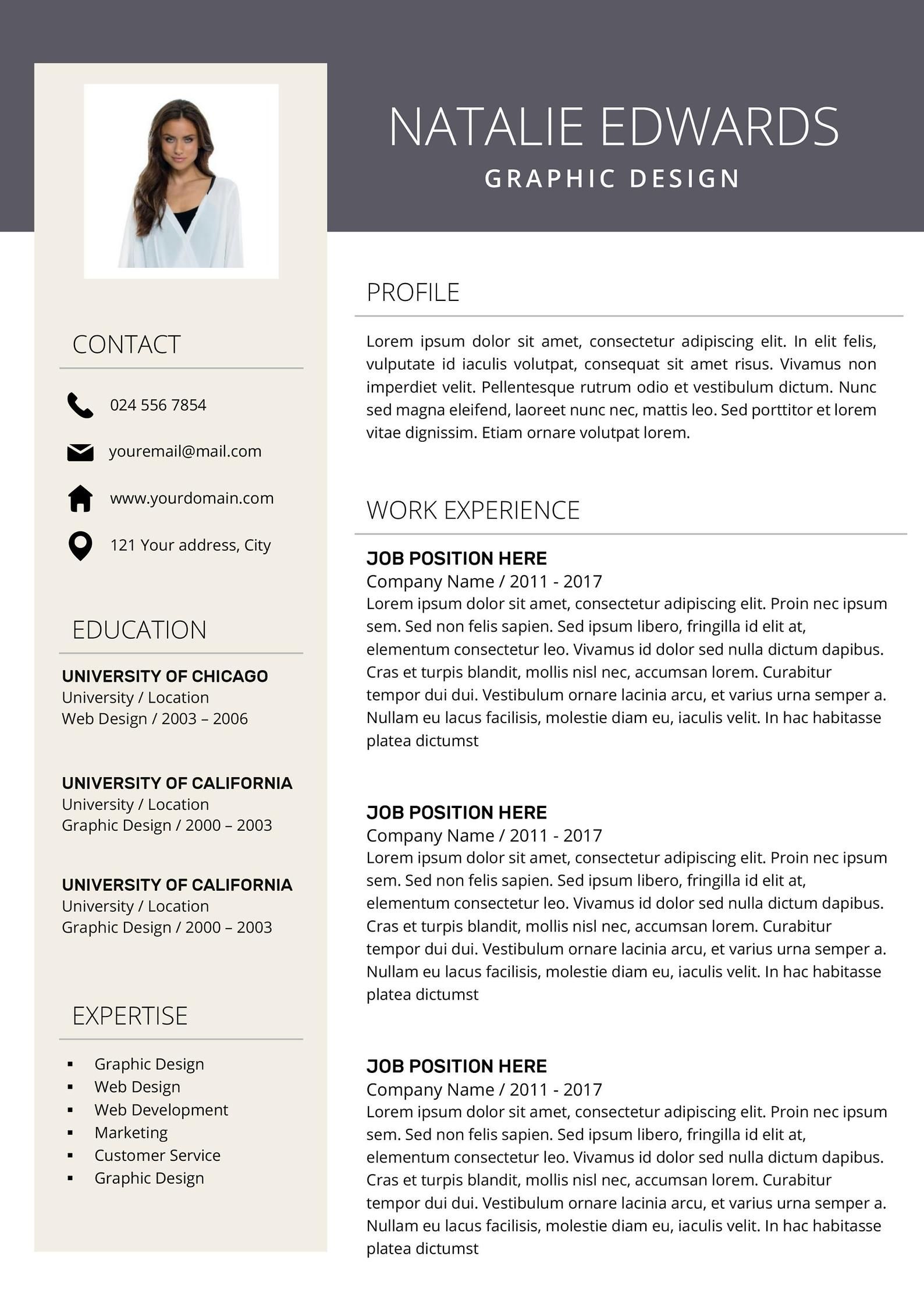 customer service resume examples 2021 on creative resume template cv template for ms word and pages etsy in 2021 creative resume creative resume templates modern resume design