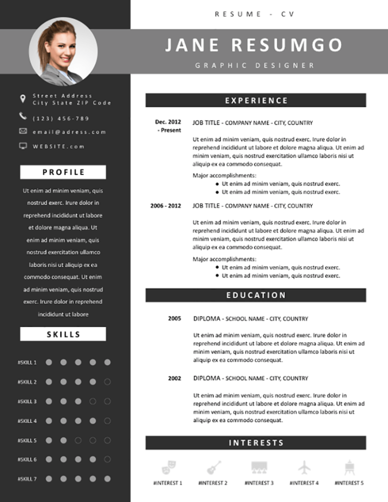 2 column resume template google docs on oinone free resume template resumgo modern resume template modern resume resume design template