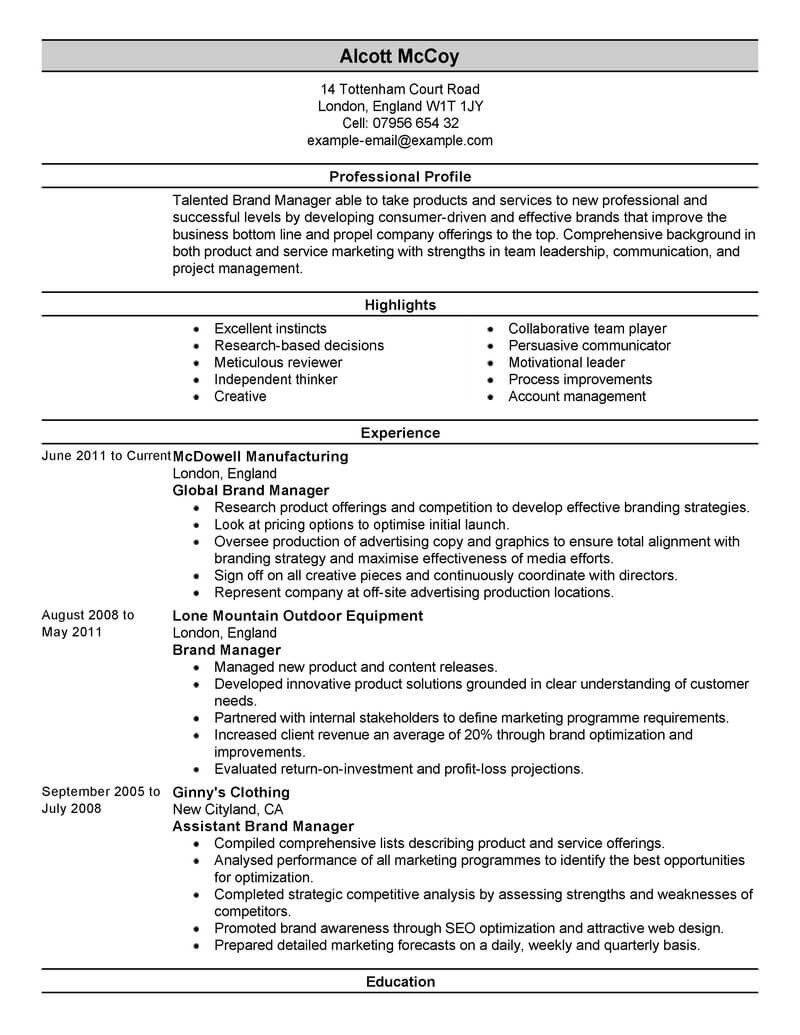 investment banker resume sample on the best brand manager resume check more at http sktrnhorn co brand manager resume resume examples job resume examples manager resume